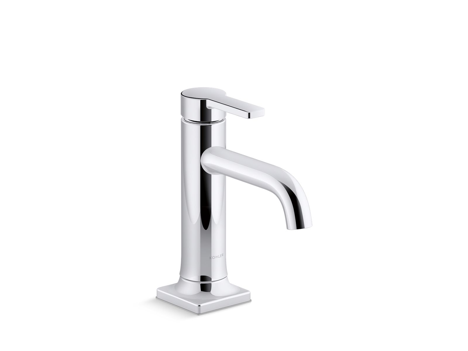 KOHLER K-28126-4-BL Venza Single-Handle Bathroom Sink Faucet, 1.2 Gpm - Matte Black