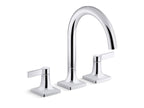 KOHLER K-T28131-4-BL Venza Deck-Mount Bath Faucet Trim - Matte Black