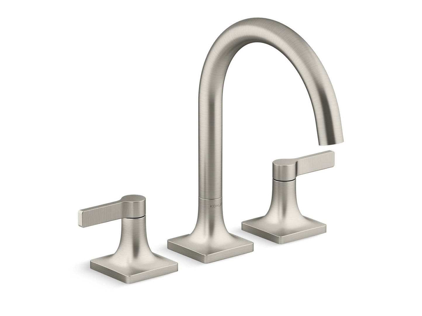 KOHLER K-T28131-4-BN Venza Deck-Mount Bath Faucet Trim In Vibrant Brushed Nickel