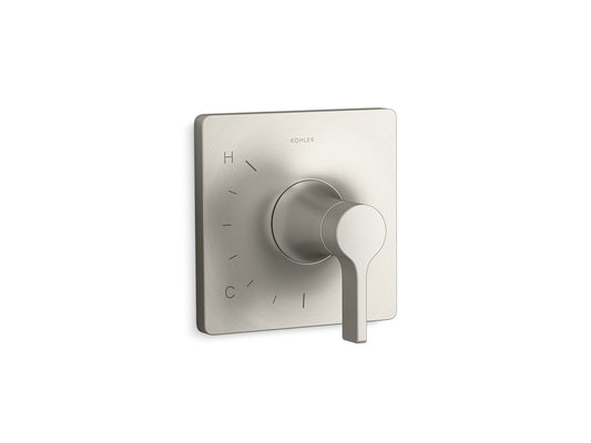 KOHLER K-TS28129-4-BN Venza Rite-Temp valve trim - Vibrant Brushed Nickel
