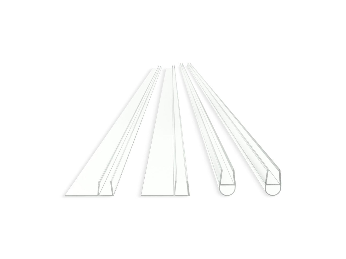 KOHLER K-705137-NA Sliding bath or shower door seal kit for 3/8"-thick glass