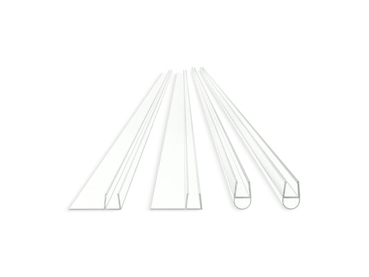 KOHLER K-705137-NA Sliding bath or shower door seal kit for 3/8"-thick glass