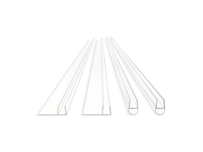 KOHLER K-705137-NA Sliding bath or shower door seal kit for 3/8"-thick glass
