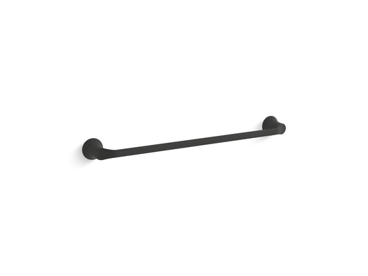 KOHLER K-27394-BL Simplice 24" Towel Bar In Matte Black