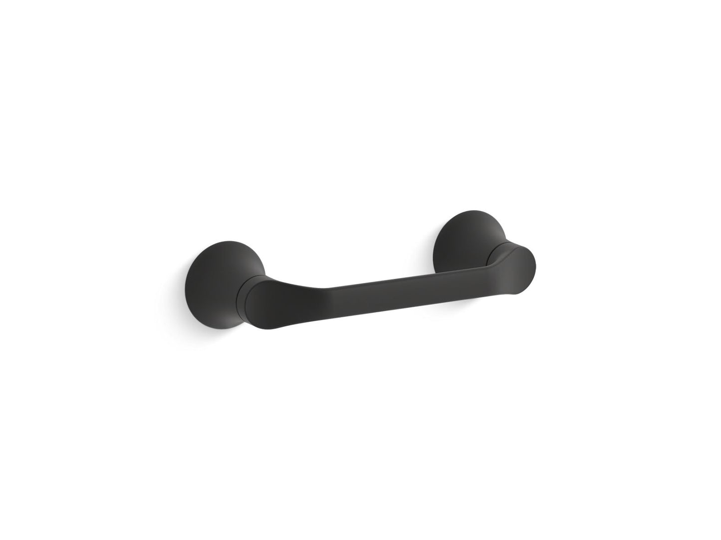 KOHLER K-27397-BL Simplice Pivoting Toilet Paper Holder In Matte Black