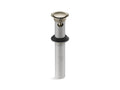 KOHLER K-25322-BV Clicker Drain With Overflow - Vibrant Brushed Bronze