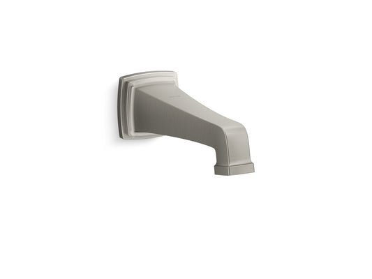 KOHLER K-27407-BN Riff Wall-Mount Bath Spout In Vibrant Brushed Nickel