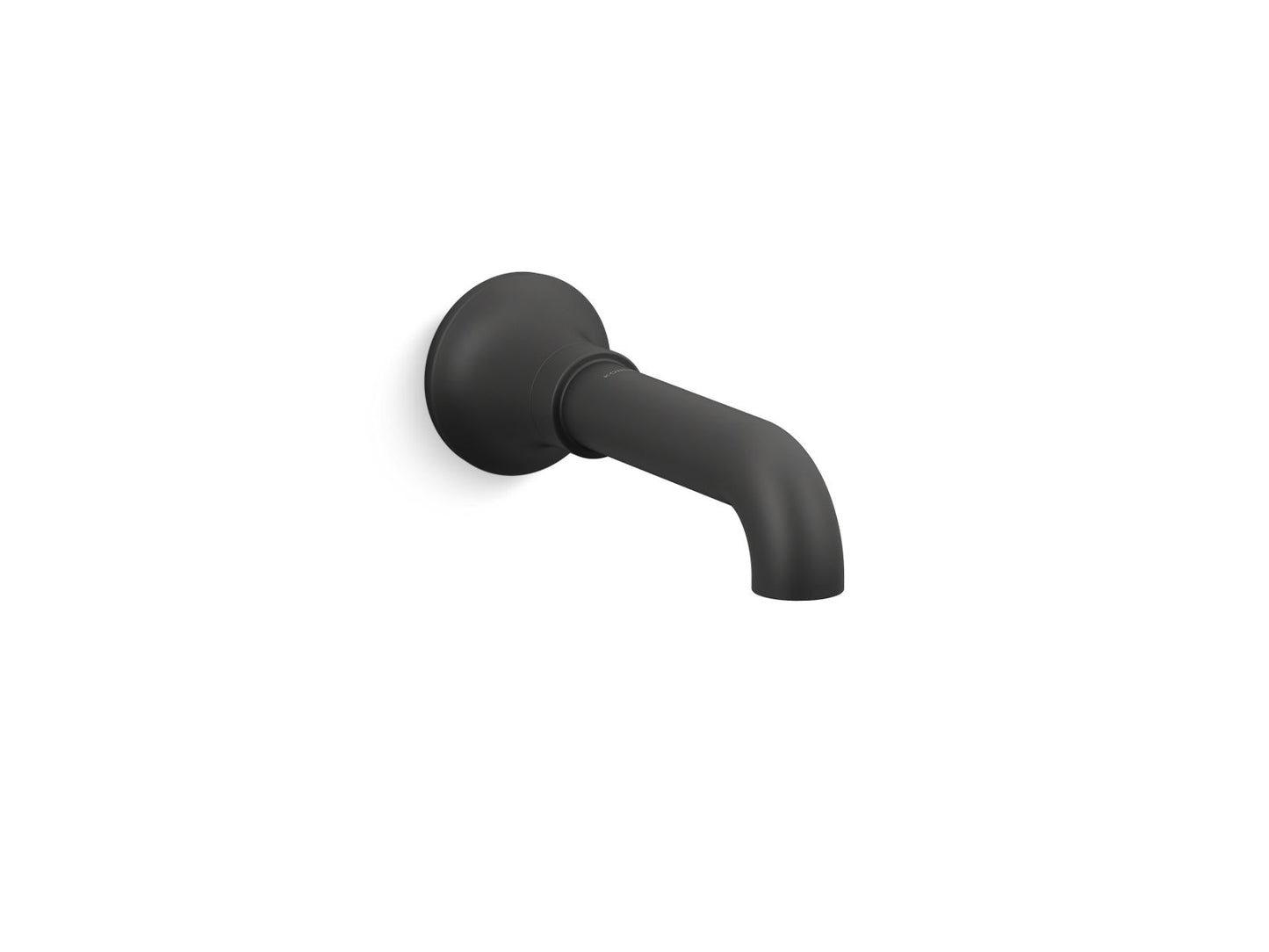 KOHLER K-27423-BL Tone Wall-Mount Bath Spout In Matte Black