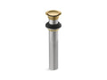 KOHLER K-33151-2MB Clicker Drain Without Overflow - Vibrant Brushed Moderne Brass