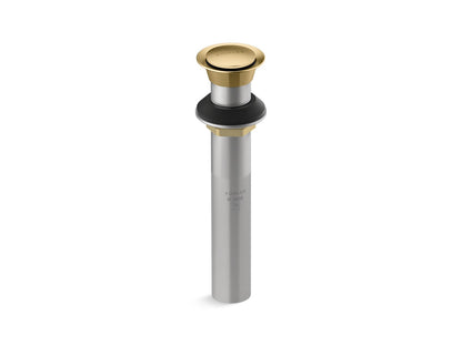 KOHLER K-33151-2MB Clicker drain without overflow - Vibrant Brushed Moderne Brass