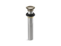 KOHLER K-33151-BV Clicker Drain Without Overflow - Vibrant Brushed Bronze