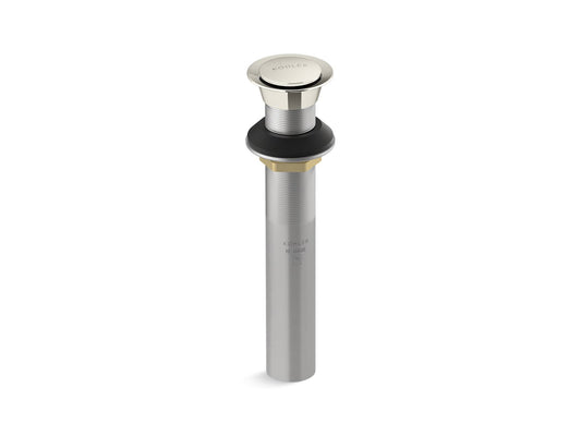 KOHLER K-33151-SN Clicker drain without overflow - Vibrant Polished Nickel