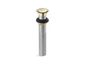 KOHLER K-33151-AF Clicker Drain Without Overflow - Vibrant French Gold
