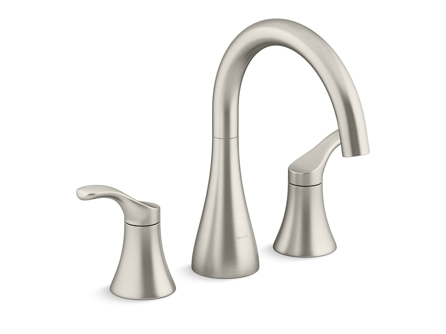 KOHLER K-T26426-4-BN Simplice Deck-Mount Bath Faucet Trim In Vibrant Brushed Nickel