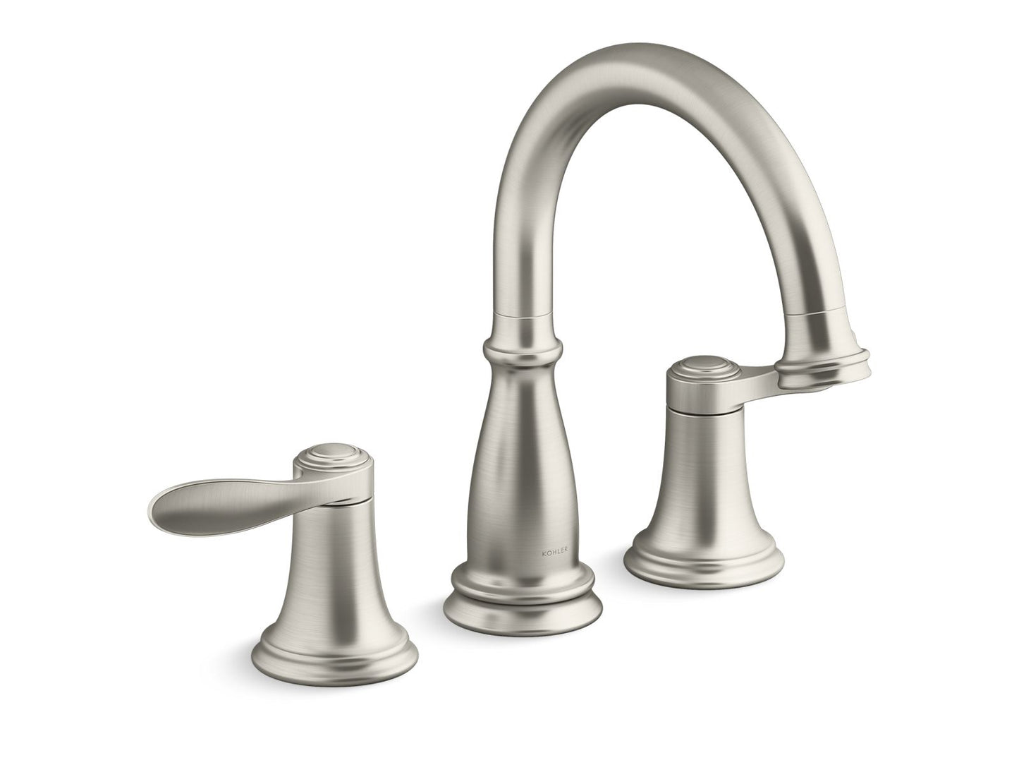 KOHLER K-T26428-4-BN Bellera Deck-Mount Bath Faucet Trim In Vibrant Brushed Nickel