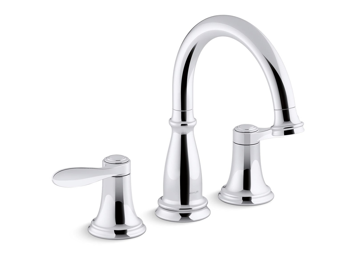 KOHLER K-T26428-4-CP Bellera Deck-Mount Bath Faucet Trim In Polished Chrome