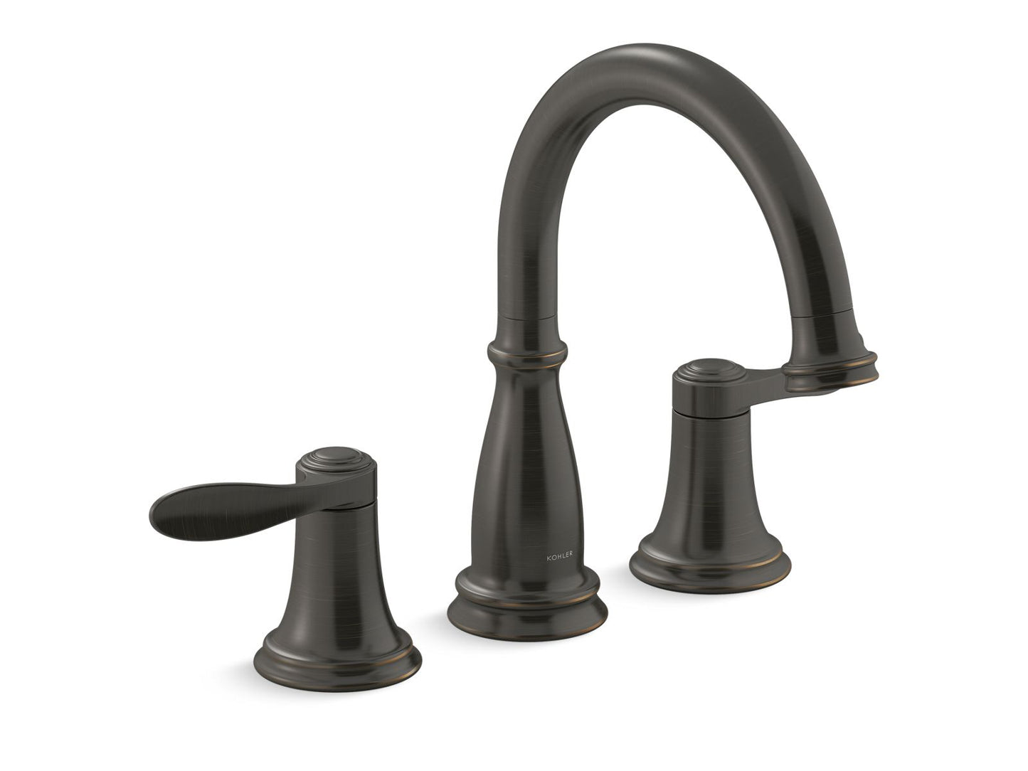 KOHLER K-T26428-4-2BZ Bellera Deck-Mount Bath Faucet Trim In Oil-Rubbed Bronze