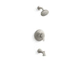 KOHLER K-TS27381-4G-BN Bellera Rite-Temp Bath And Shower Trim Kit, 1.75 Gpm - Vibrant Brushed Nickel