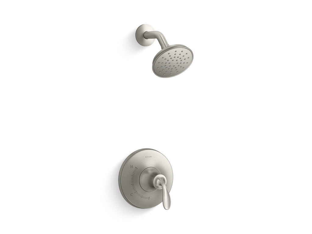 KOHLER K-TS27382-4G-BN Bellera Rite-Temp Shower Trim Kit, 1.75 Gpm - Vibrant Brushed Nickel