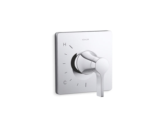 KOHLER K-TS28129-4-CP Venza Rite-Temp valve trim - Polished Chrome