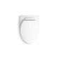 KOHLER K-31539-0 Veil Wall-Hung Compact Elongated Toilet, Dual-Flush In White