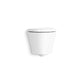 KOHLER K-31539-0 Veil Wall-Hung Compact Elongated Toilet, Dual-Flush In White