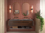 KOHLER K-26051-BLL Essential 20" X 40" Capsule Framed Mirror - Matte Black