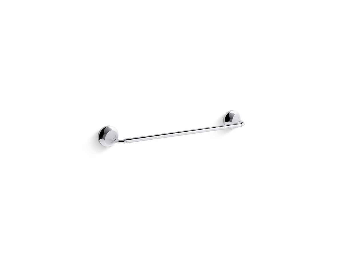 KOHLER K-27425-BL Tone 18" Towel Bar - Matte Black