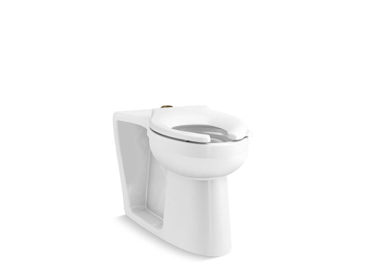 KOHLER K-25042-SS-0 Modflex Adjust-A-Bowl Flushometer Bowl With Top Spud In White