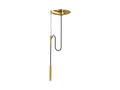 KOHLER K-29179-2MB Purist Suspend Ceiling-Mount Kitchen Sink Faucet In Vibrant Brushed Moderne Brass