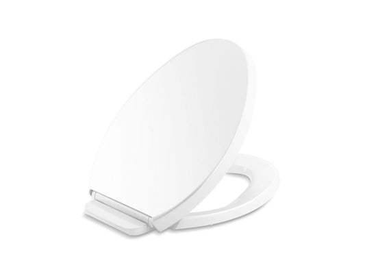 KOHLER K-4748-RL-0 Saile Readylatch Quiet-Close Elongated Toilet Seat In White