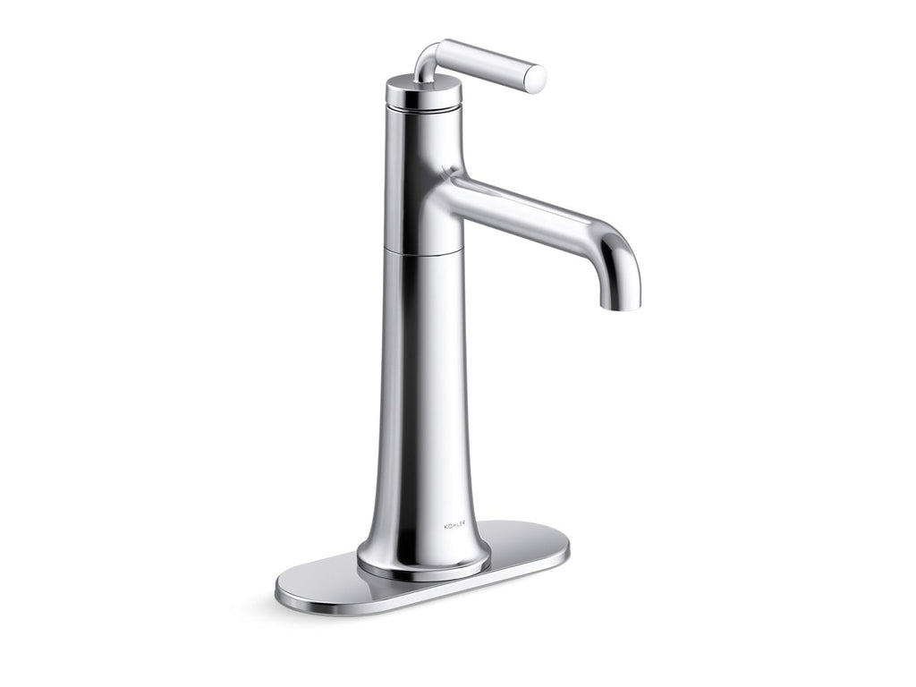 KOHLER K-26437-4-2MB Tone Tall Single-Handle Bathroom Sink Faucet, 1.2 Gpm - Vibrant Brushed Moderne Brass