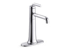 KOHLER K-26437-4-2MB Tone Tall Single-Handle Bathroom Sink Faucet, 1.2 Gpm - Vibrant Brushed Moderne Brass