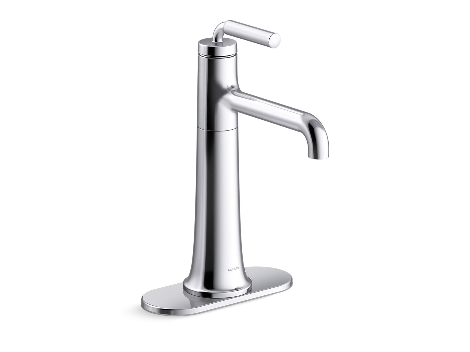 KOHLER K-26437-4-2MB Tone Tall Single-Handle Bathroom Sink Faucet, 1.2 Gpm - Vibrant Brushed Moderne Brass