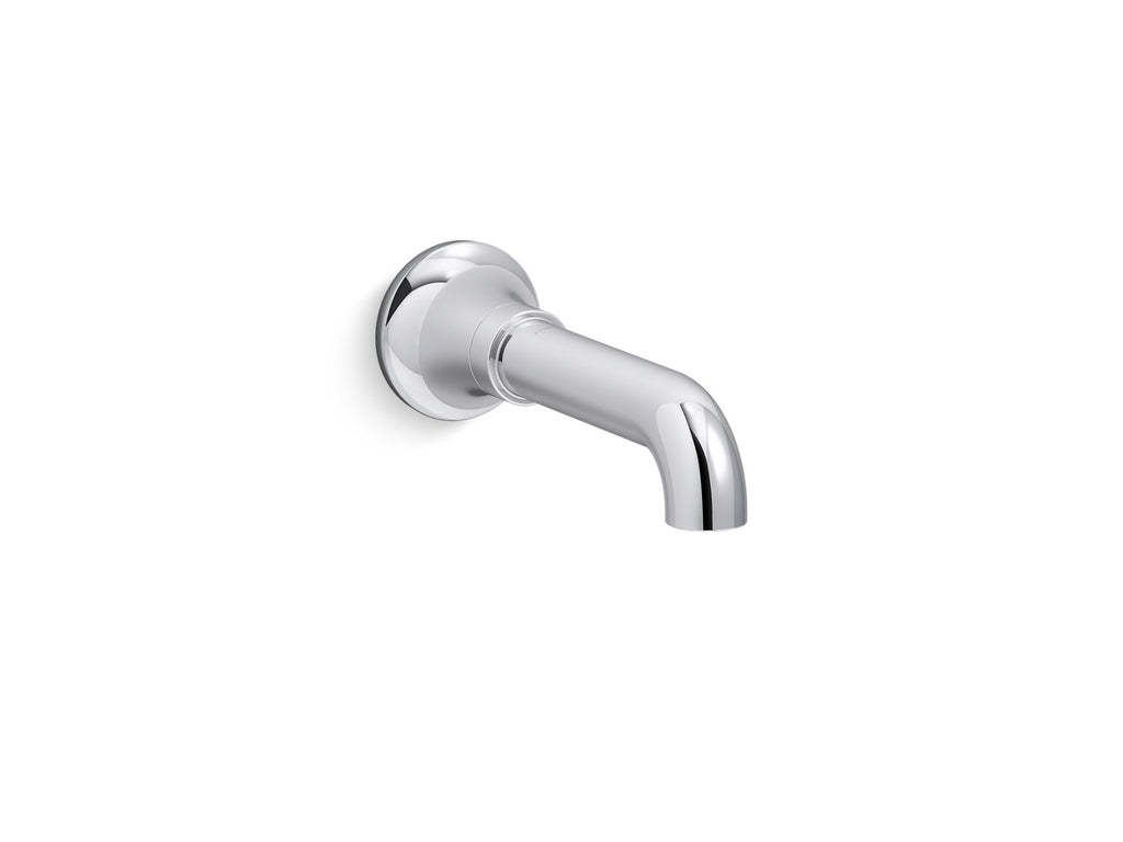KOHLER K-27423-CP Tone Wall-Mount Bath Spout - Polished Chrome