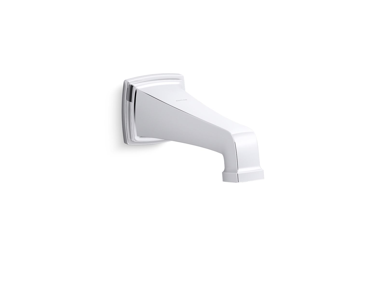 KOHLER K-27407-BL Riff Wall-Mount Bath Spout - Matte Black