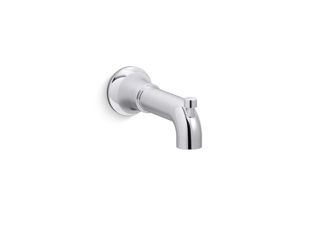 KOHLER K-27422-2MB Tone Wall-Mount Bath Spout With Diverter - Vibrant Brushed Moderne Brass