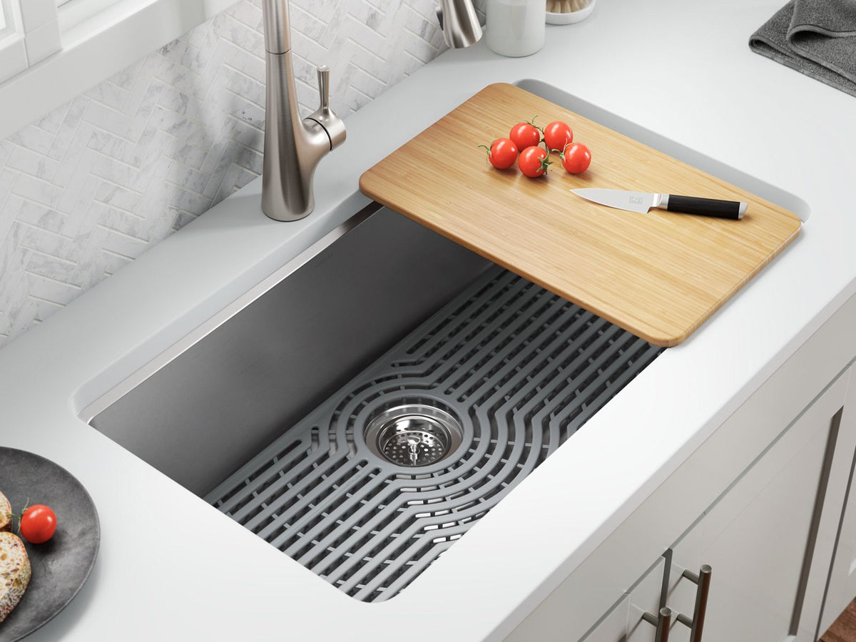 KOHLER K-28904-ASH Silicone Sink Mat - Ash Grey