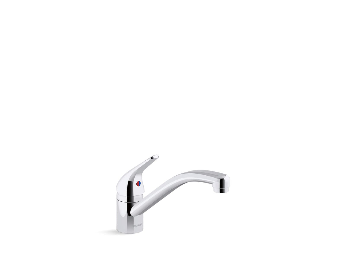 KOHLER K-30613-VS Jolt Single-Handle Kitchen Sink Faucet - Vibrant Stainless