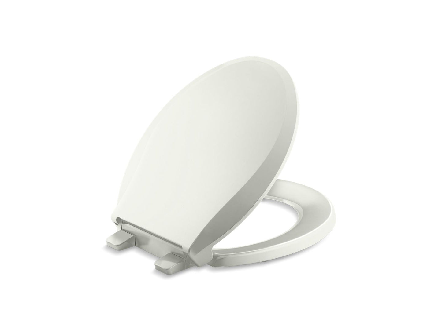 KOHLER K-4639-RL-NY Cachet Readylatch Quiet-Close Round-Front Toilet Seat In Dune