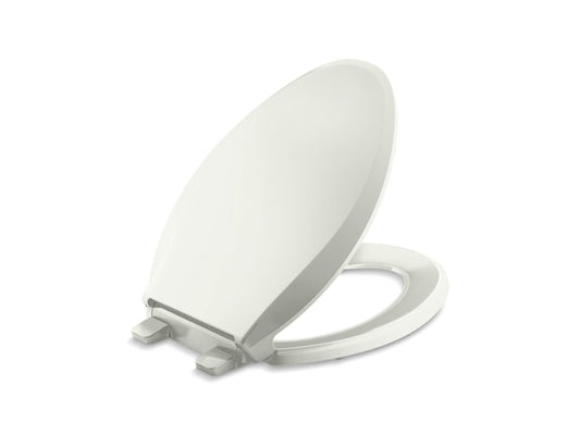 KOHLER K-4636-RL-NY Cachet Readylatch Quiet-Close Elongated Toilet Seat In Dune