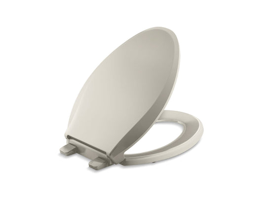 KOHLER K-4636-RL-G9 Cachet Readylatch Quiet-Close Elongated Toilet Seat In Sandbar