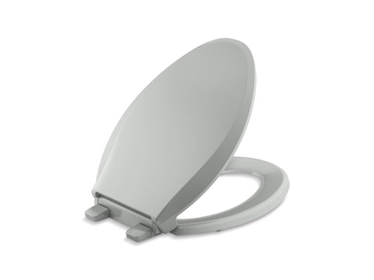 KOHLER K-4636-RL-95 Cachet Readylatch Quiet-Close Elongated Toilet Seat In Ice Grey