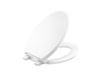 KOHLER K-4733-RL-7 Glenbury Readylatch Quiet-Close Elongated Toilet Seat - Black Black