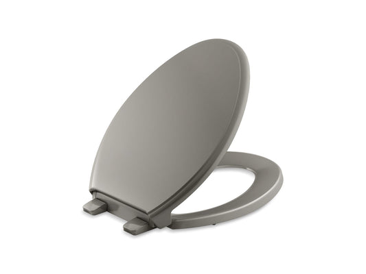 KOHLER K-4733-RL-K4 Glenbury Readylatch Quiet-Close Elongated Toilet Seat In Cashmere