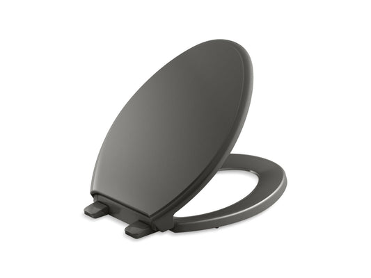 KOHLER K-4733-RL-58 Glenbury Readylatch Quiet-Close Elongated Toilet Seat In Thunder Grey