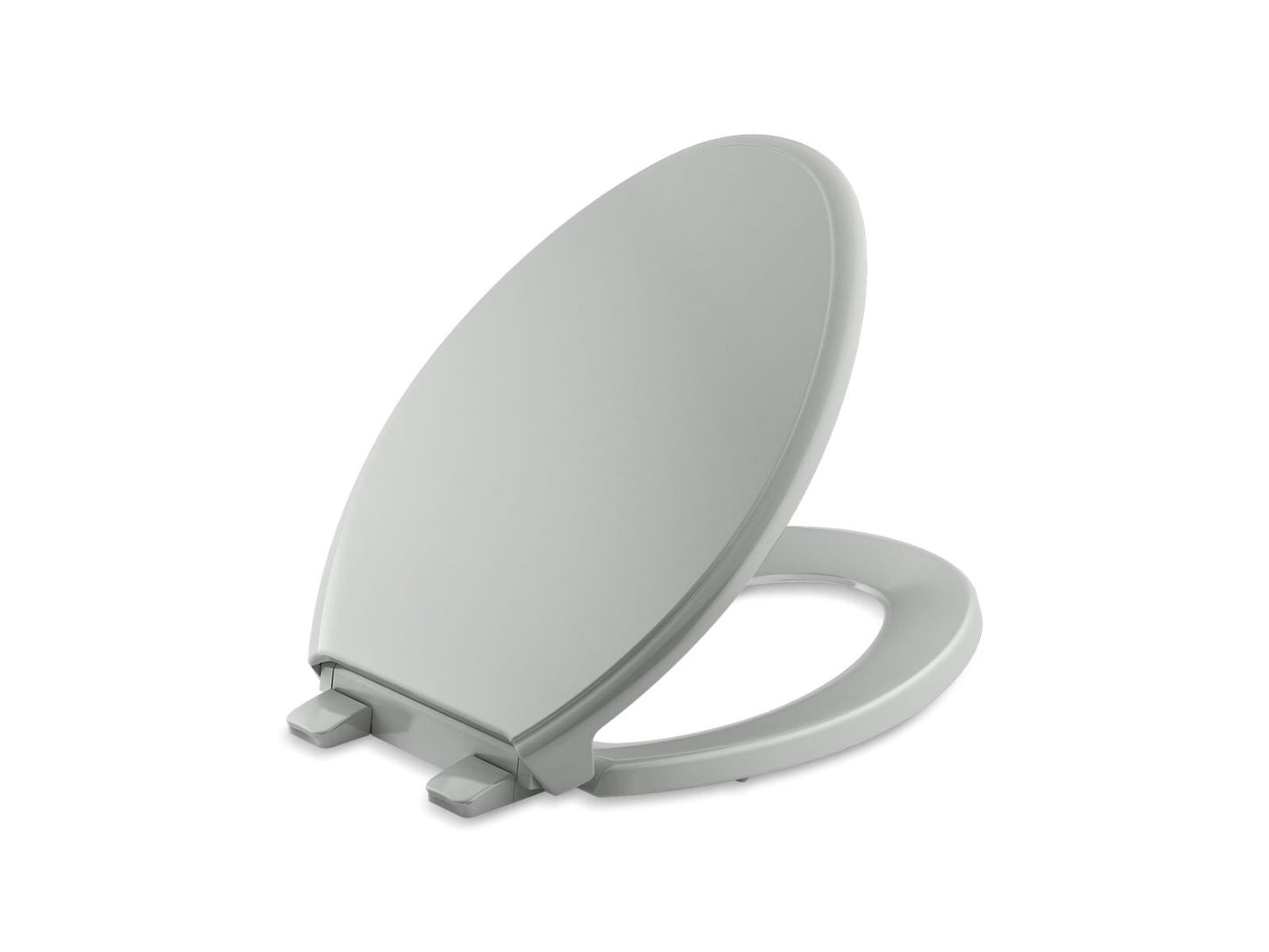 KOHLER K-4733-RL-95 Glenbury Readylatch Quiet-Close Elongated Toilet Seat In Ice Grey