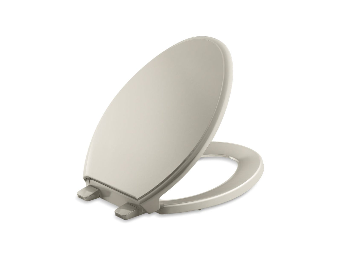 KOHLER K-4733-RL-G9 Glenbury Readylatch Quiet-Close Elongated Toilet Seat In Sandbar