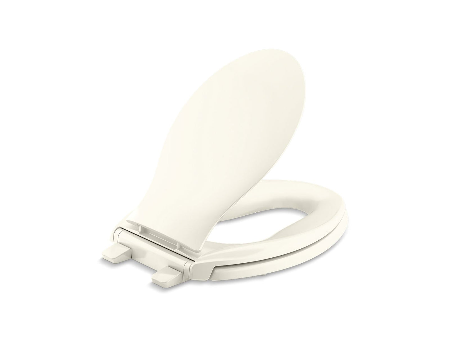 KOHLER K-4732-RL-96 Transitions Readylatch Quiet-Close Elongated Toilet Seat In Biscuit