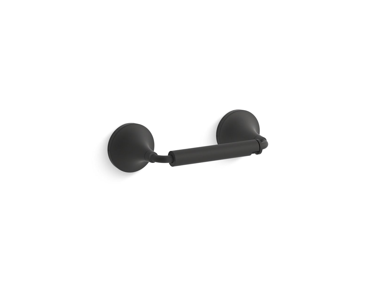 KOHLER K-27429-BL Tone Pivoting Toilet Paper Holder In Matte Black